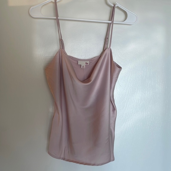 SO Tops - SO pink tank top size S NWT